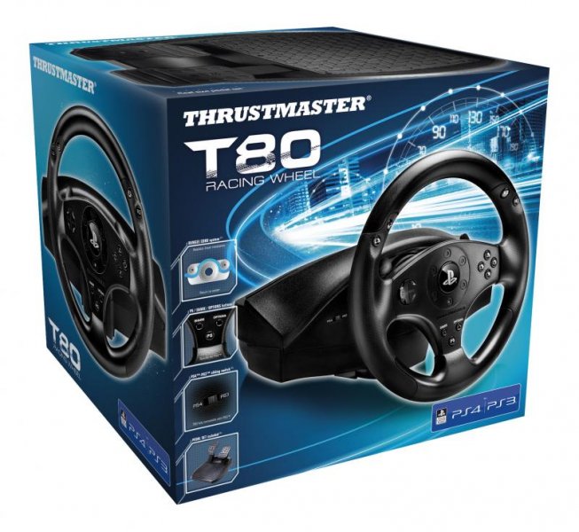 VOLANTE THRUSTMASTER T80 RACING WHEEL PS3-PS4
